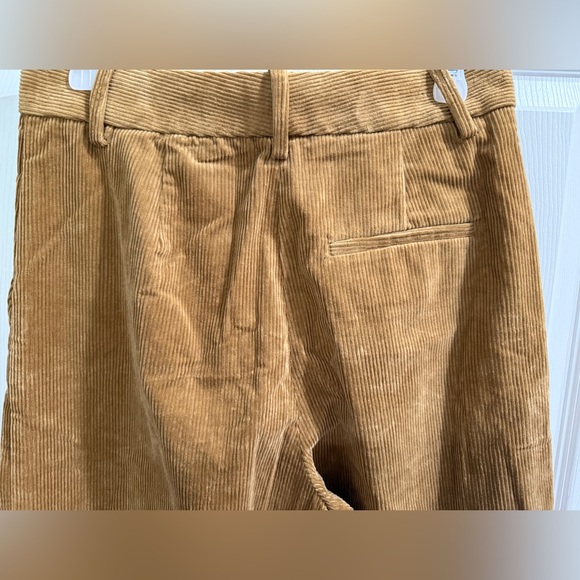 Banana Republic Brown Barrel Leg Cordurory Pants 6P NWT Fall Autumn - Picture 4 of 7